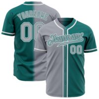Custom Teal Baseball Shirt – Polyester Material