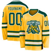 Custom Hockey Jerseys – Green & Gold