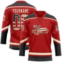 Custom Lace-Up Hockey Jersey – Polyester Material