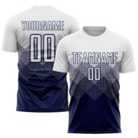 Custom Soccer Jerseys – Navy & White