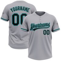 Custom Gray Softball Shirt – Polyester Material