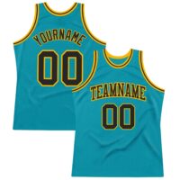 Custom Teal Basketball Shirt – Recycled Polyester Material