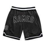 Custom Basketball Shorts – Black & Breathable