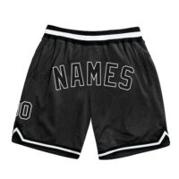 Custom Basketball Shorts – Black & Breathable